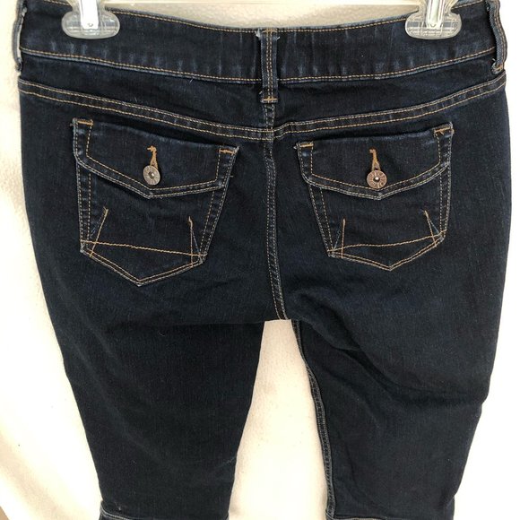 Simply Vera Vera Wang Blue Capris Size 6P - Picture 3 of 8